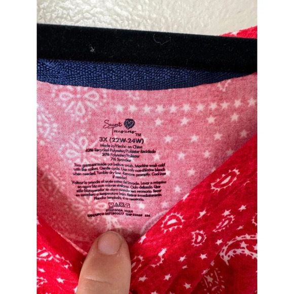 Sweet Treasure Women's Red Sleeveless Dress, sleeveless dress, red dress, midi - Picture 4 of 5